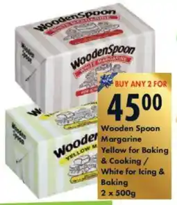 President Hyper Wooden Spoon Margarine Yellow for Baking & Cooking/ White for Icing & Baking offer