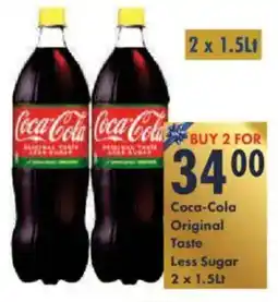 President Hyper Coca-Cola Original Taste Less Sugar offer
