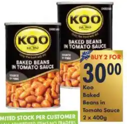 President Hyper Koo Baked Beans in Tomato Sauce offer