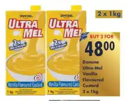 President Hyper Danone Ultra-Mel Vanilla Flavoured Custard offer