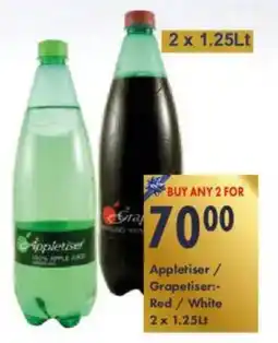 President Hyper Appletiser/ Grapetiser Red/ White offer