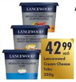 President Hyper Lancewood Cream Cheese Tubs offer