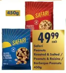 President Hyper Safari Peanuts Roasted & Salted/ Peanuts & Raisins/ Barbeque Peanuts offer