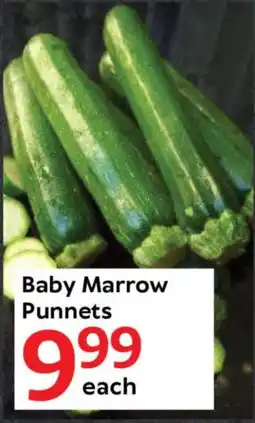 Oxford Freshmarket Baby Marrow Punnets offer