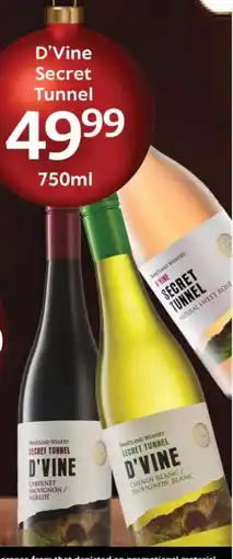 Oxford Freshmarket D'Vine Secret Tunnel offer