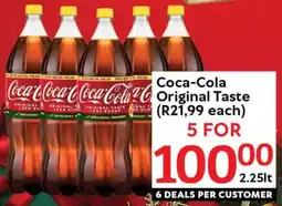 Oxford Freshmarket Coca-Cola Original Taste offer