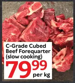 Oxford Freshmarket C-Grade Cubed Beef Forequarter offer