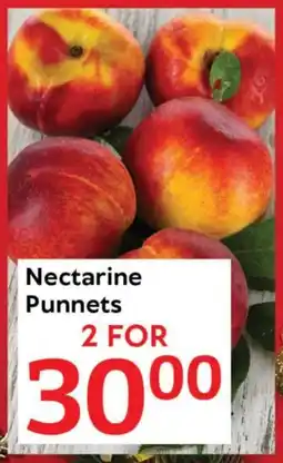 Oxford Freshmarket Nectarine Punnets offer