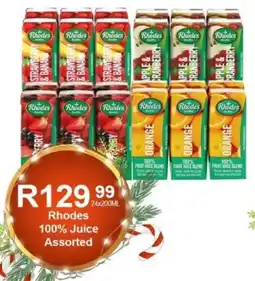 Take 'n Pay Rhodes 100% Juice Assorted offer