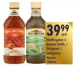 President Hyper Wellington's Sweet Chilli/ Original/ Jalapeno Sauce offer