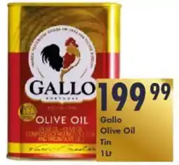 President Hyper Gallo Olive Oil Tin offer