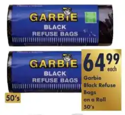 President Hyper Garbie Black Refuse Bags on a Roll offer
