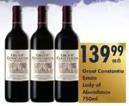 President Hyper Groot Constantia Estate Lady of Abundance offer