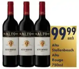 President Hyper Alto Stellenbosch Alto Rouge offer