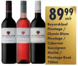 President Hyper Beyerskloof Pinotage/ Chenin Blanc Pinotage/ Cabernet Sauvignon Merlot/ Pinotage Rosé offer