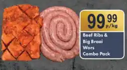 President Hyper Beef Ribs & Big Braai Wors Combo Pack offer