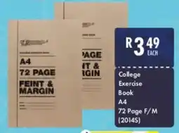 President Hyper College Exercise Book A4 offer