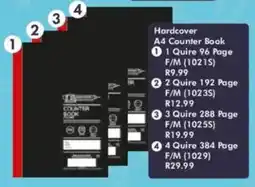 President Hyper Hardcover A4 Counter Book offer