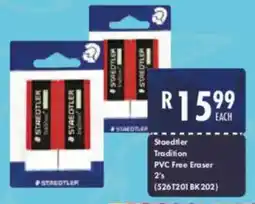 President Hyper Staedtler Tradition PVC Free Eraser offer