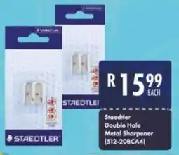President Hyper Staedtler Double Hole Metal Sharpener offer