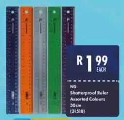 President Hyper NS Shatterproof Ruler Assorted Colours offer