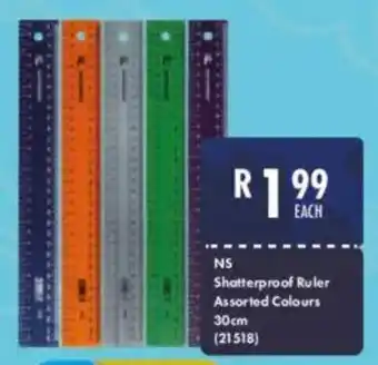 President Hyper NS Shatterproof Ruler Assorted Colours offer