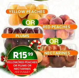 Take 'n Pay Yellow/ red peaches or plums or nectarines offer