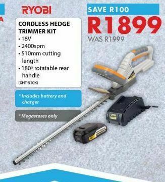 Chamberlain Cordless hedge trimmer kit offer