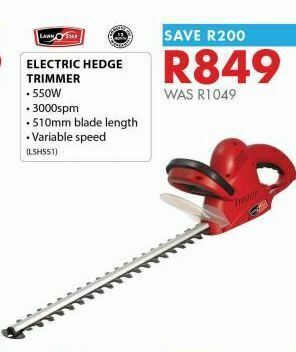 Chamberlain Electric hedge trimmer offer