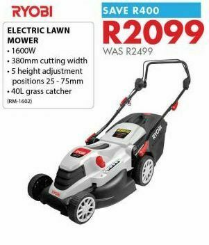 Chamberlain Electric lawn mower offer