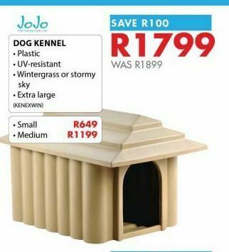 Chamberlain Dog kennel offer
