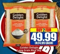 Three Star Cash and Carry Golden Delight Long Grain Rice offer