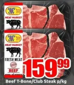 Three Star Cash and Carry Beef T-Bone/ Club Steak offer