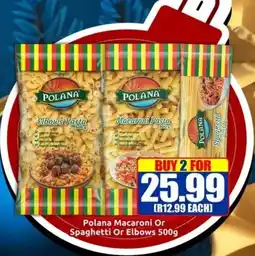 Three Star Cash and Carry Polana Macaroni Or Spaghetti Or Elbows offer