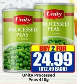 Three Star Cash and Carry Unity Processed Peas offer