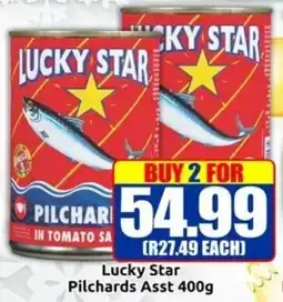 Three Star Cash and Carry Lucky Star Pilchards offer