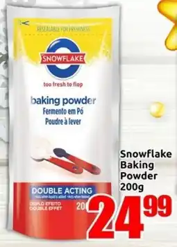 Three Star Cash and Carry Snowflake Baking Powder offer