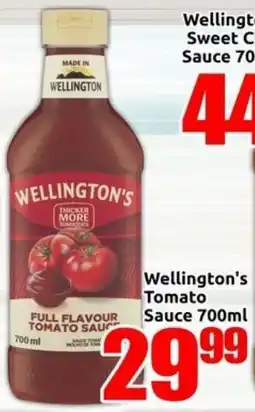 Three Star Cash and Carry Wellington's Tomato Sauce offer