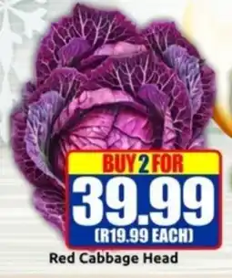 Three Star Cash and Carry Red Cabbage Head offer