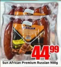 Three Star Cash and Carry Sun African Premium Russian offer