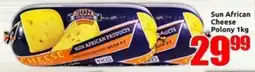 Three Star Cash and Carry Sun African Cheese Polony offer