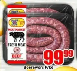 Three Star Cash and Carry Boerewors offer