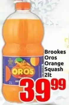 Three Star Cash and Carry Brookes Oros Orange Squash offer
