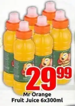 Three Star Cash and Carry Mr Orange Fruit Juice offer
