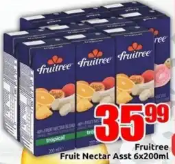 Three Star Cash and Carry Fruitree Fruit Nectar offer