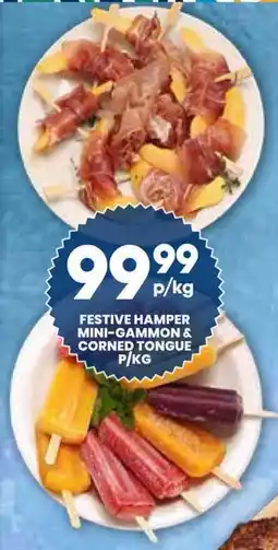 Econo Foods Festive hamper mini-gammon & corned tongue offer