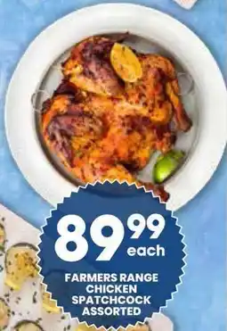 Econo Foods Farmers range chicken spatchcock assorted offer