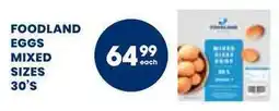 Econo Foods Foodland eggs mixed sizes offer