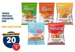 Econo Foods Truda pretzels assorted offer