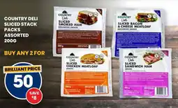Econo Foods Country deli sliced stack packs assorted offer
